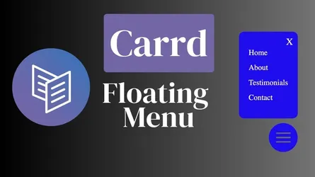 How to Add a Floating Menu to an Carrd Website