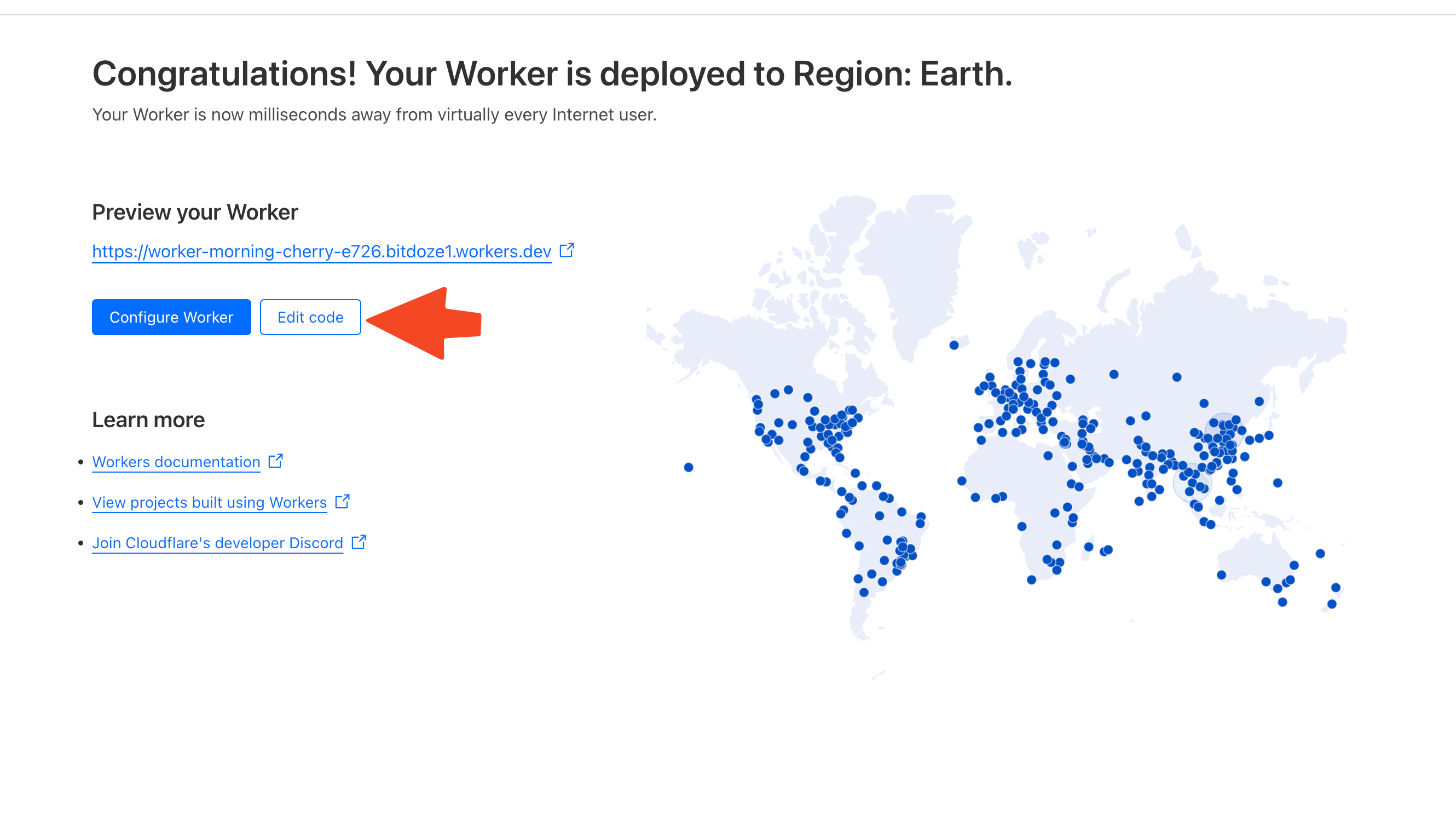 Edit Cloudflare Worker