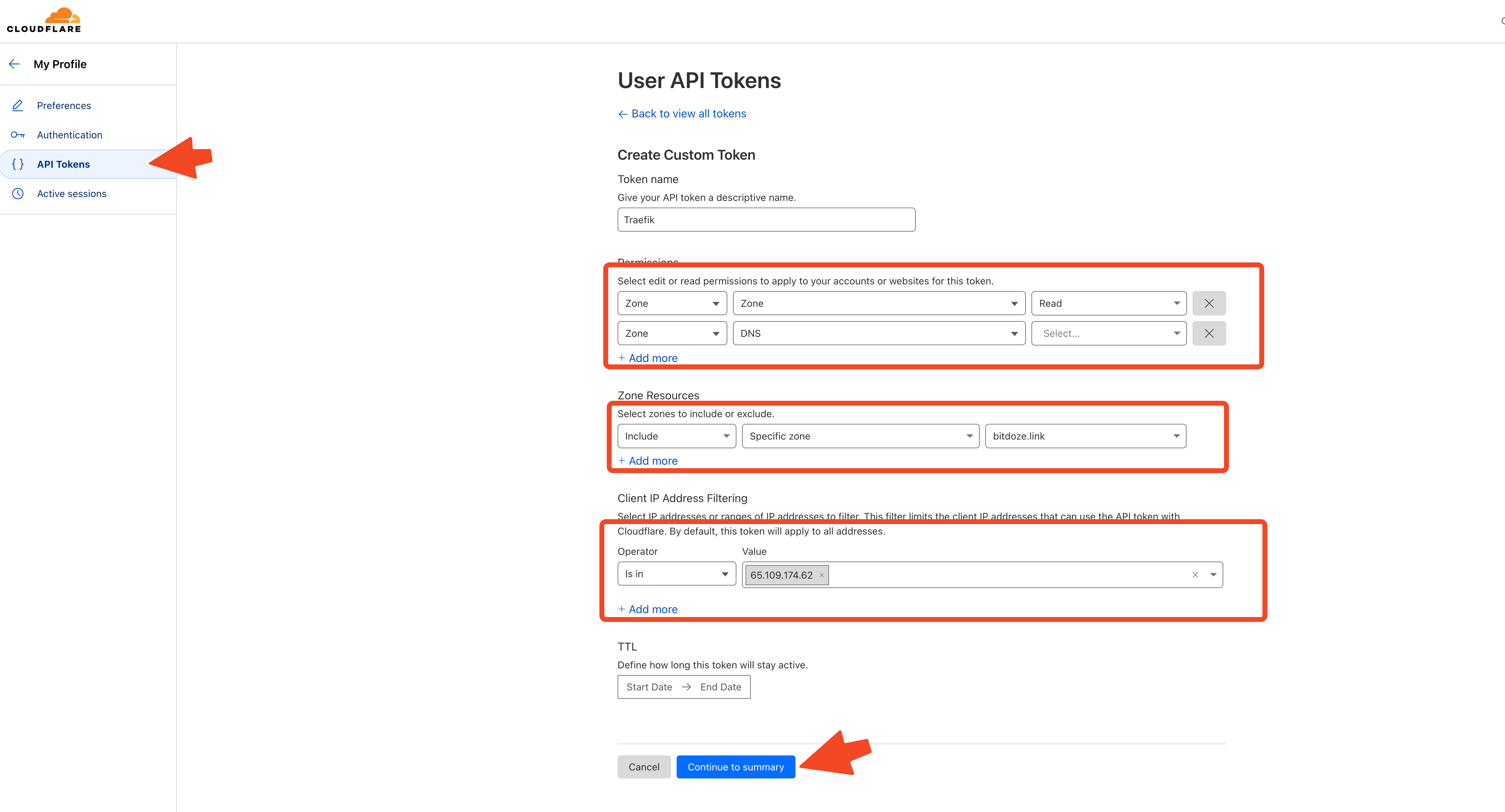 CloudFlare API