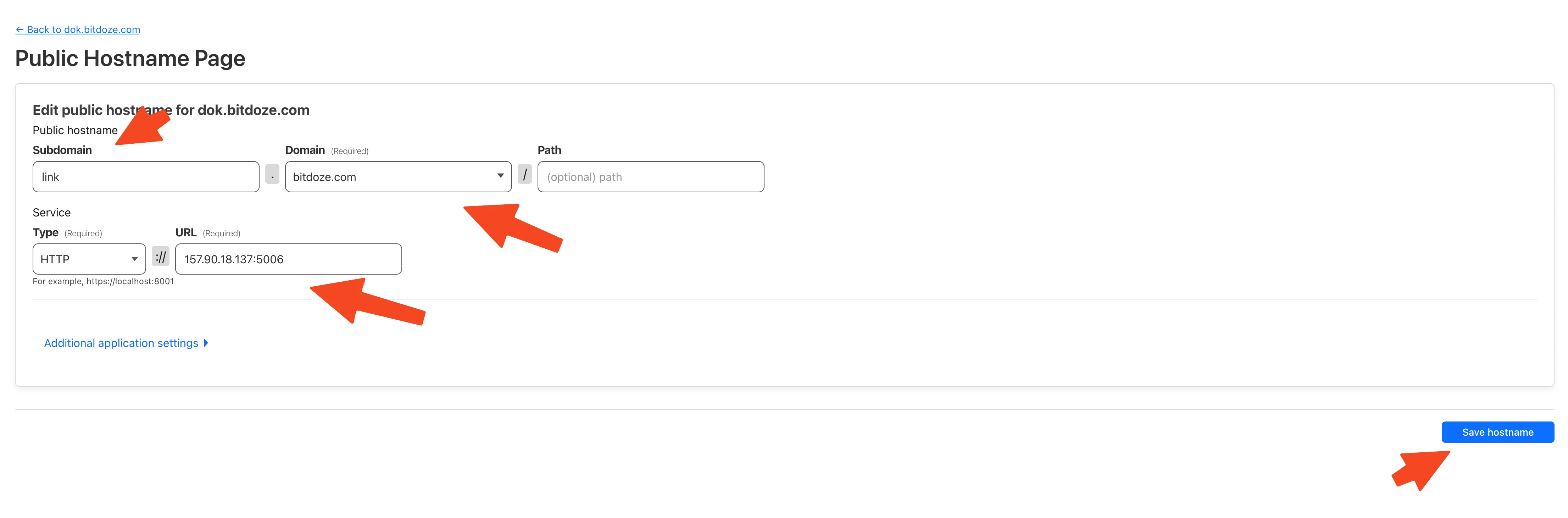 Cloudflare Tunnel setup