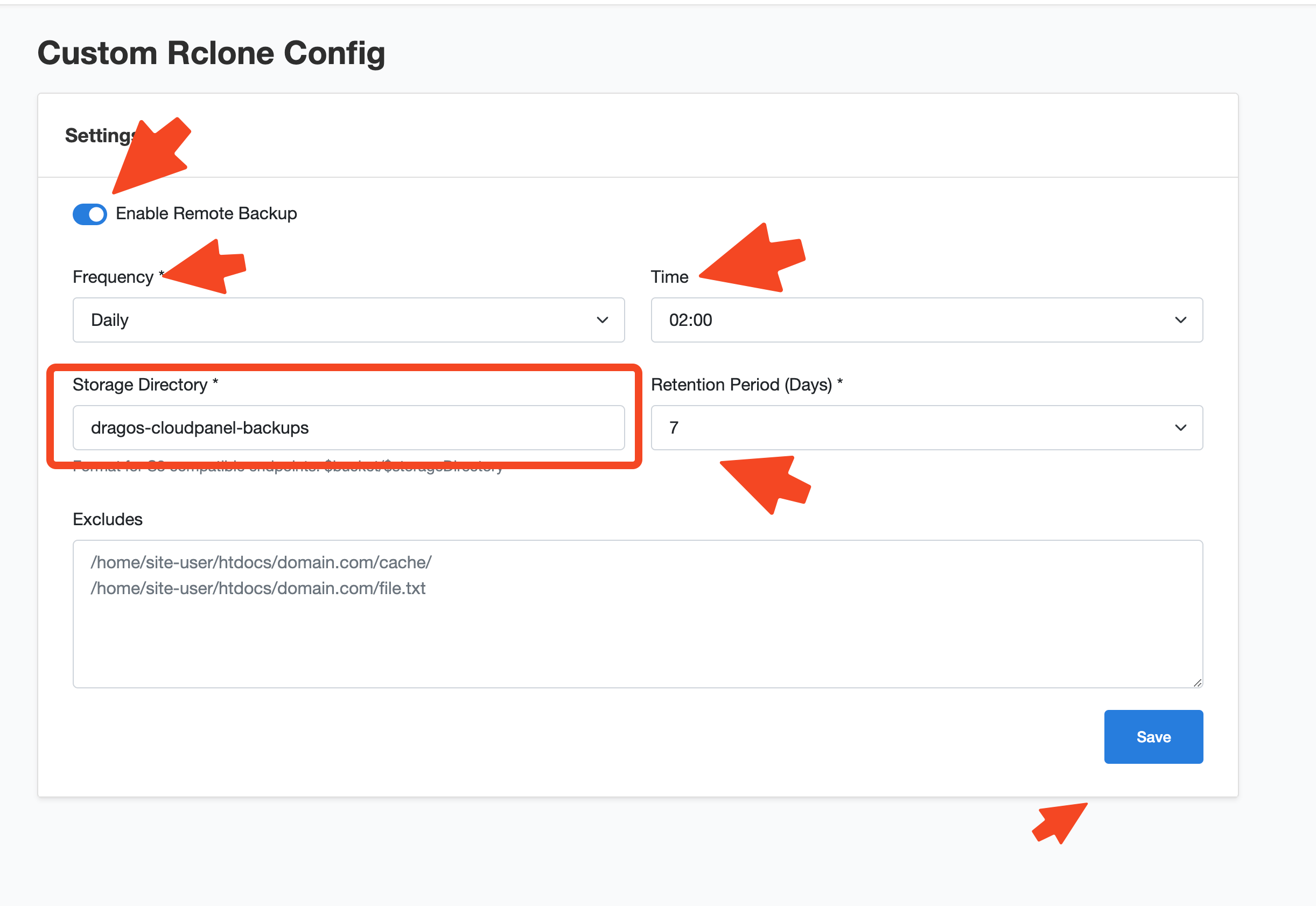 CloudPanel Create a Reverse Proxy