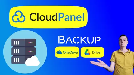 Setup CloudPanel Remote Backups to OneDrive or Google Drive