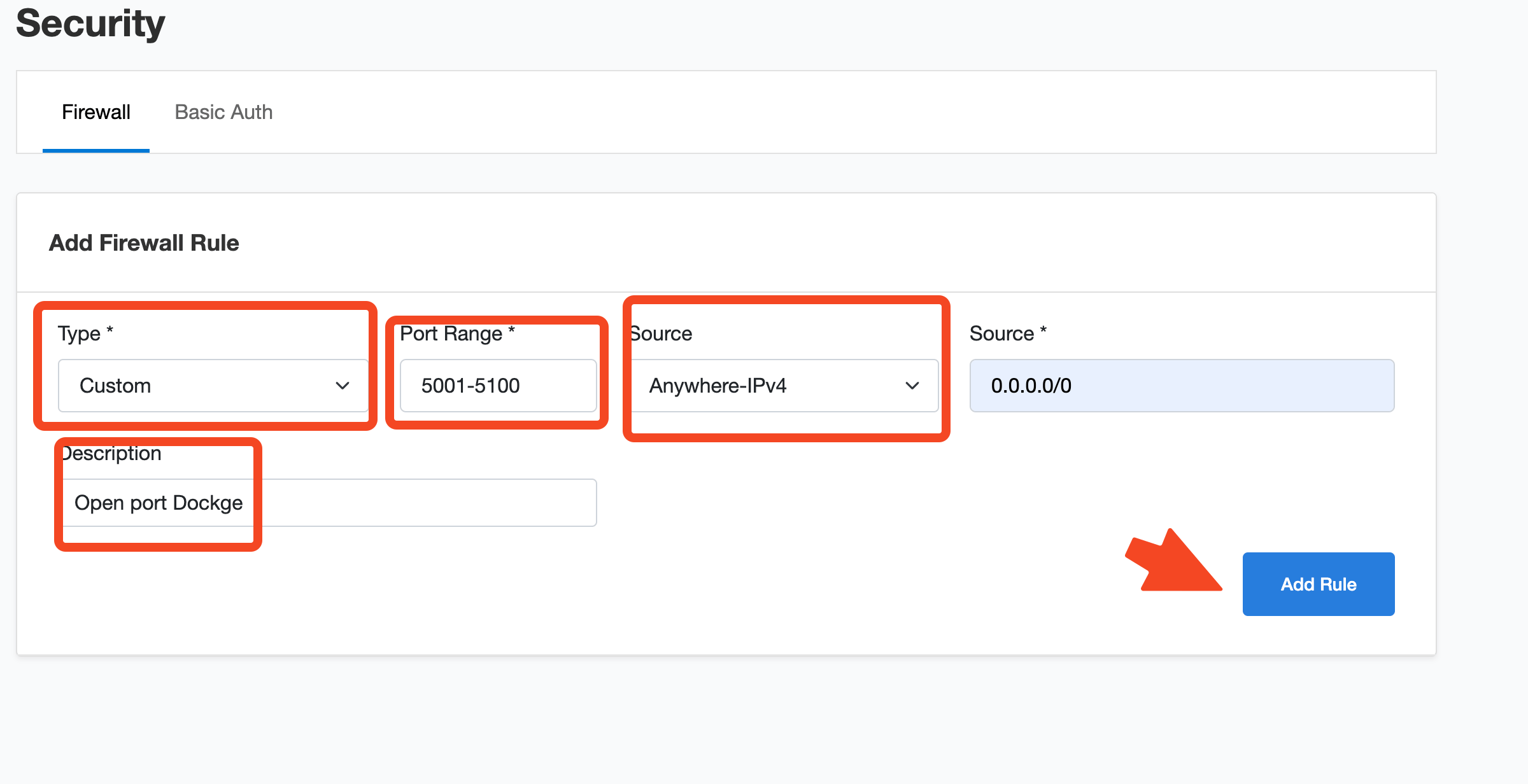 CloudPanel Port Open