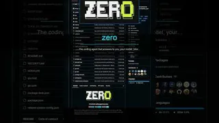 Meet Zero — the open source AI coding agent