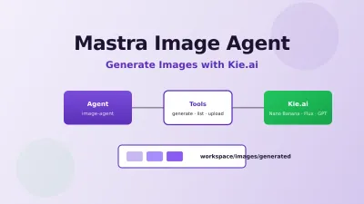 Add an AI Image Agent to Mastra with Kie.ai