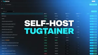 Tugtainer: Auto-Update Docker Containers (Self-Hosted)