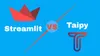 Streamlit vs Taipy: How to Choose the Best Tool for Python Projects